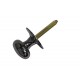 Carlisle Brass Polished Chrome Oval Thumbturn and Coin Release