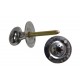 Carlisle Brass Polished Chrome Oval Thumbturn and Coin Release