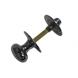 Carlisle Brass Polished Chrome Oval Thumbturn and Coin Release