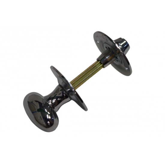 Carlisle Brass Polished Chrome Oval Thumbturn and Coin Release