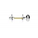 Carlisle Brass Polished Chrome Oval Thumbturn and Coin Release