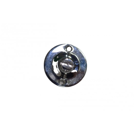 Carlisle Brass Polished Chrome Oval Thumbturn and Coin Release