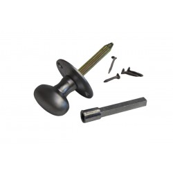 Carlisle Brass Satin Chrome Thumbturn (Rack Bolt)