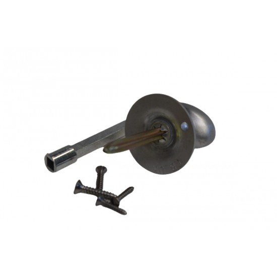 Carlisle Brass Satin Chrome Thumbturn (Rack Bolt)