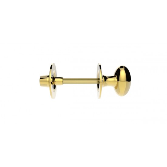 Carlisle Brass Polished Brass Oval Thumbturn and Coin Release