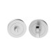 Carlisle Brass Satin chrome Thumb Turn & Release