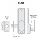 Codelock CL055 SG Digital Door Lock - Silver