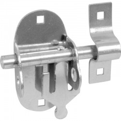 4A BZP Oval Padlock Bolt