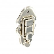 95mm Nickel Plated Case Clip With Padlock Loop