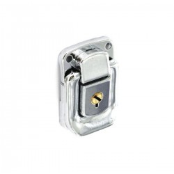 50mm Nickel Plated Locking Case Lock with 2 Keys