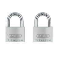 Abus 64TI/40 Titalium Padlock Twin Pack