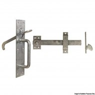50/4L Heavy Duty BZP Long Thumb Suffolk Latch