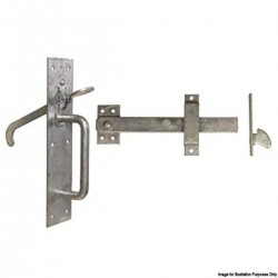 50/4L Heavy Duty BZP Long Thumb Suffolk Latch