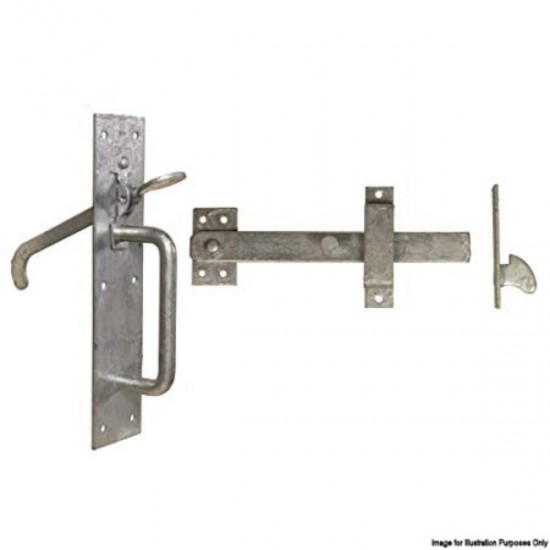 50/4L Heavy Duty BZP Long Thumb Suffolk Latch
