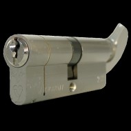 40/40T 1* TS007 Nickel Plated Euro Cylinder