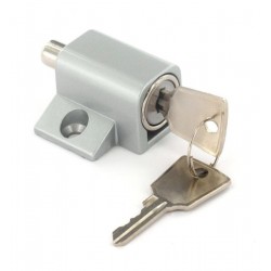 Silver Window / Patio Door Lock