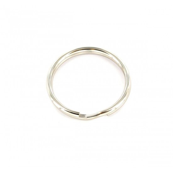 30mm Nickle Plated Split Ring
