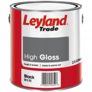 Leyland Trade 750ml Black Gloss