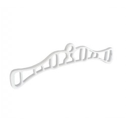 350mm Rack End White