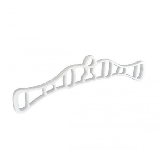 350mm Rack End White