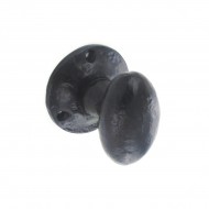 55mm Traditional Antique Black Mortice Door Knob