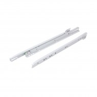400mm Bottom Fix White Drawer Slides