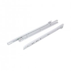 400mm Bottom Fix White Drawer Slides