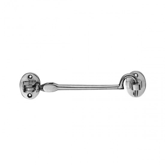 202mm Polished Chrome Heavyweight Cabin Hook