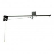 610mm Black Japan Cord Operated Garage Door Holder (Narrow Lintel)