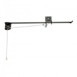 610mm Black Japan Cord Operated Garage Door Holder (Narrow Lintel)