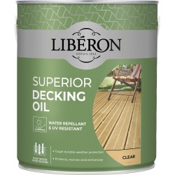 Liberon 2.5L Clear Decking Oil