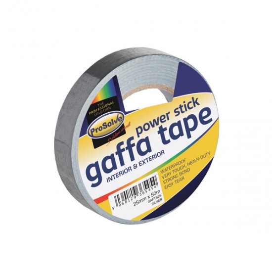 50mm x 50m Silver Gaffer Tape