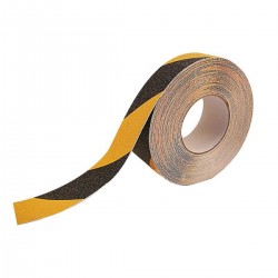 75mm x 1m Black & Yellow Anti Slip Tape
