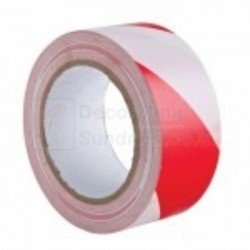 Self Adhesive Red & White Barrier Tape