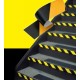 50mm x 33m Black & Yellow Hazard Tape
