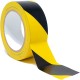 50mm x 33m Black & Yellow Hazard Tape