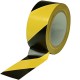 50mm x 33m Black & Yellow Hazard Tape