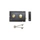 Yale Locks - P334 Rim Lock with Black Finish - 156 x 104mm