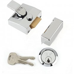 Yale Locks - BS1 Maximum Security Nightlatch - Chrome Finish