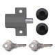 Yale P114 Patio Door Lock With Grey Finish