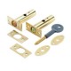 Yale Locks - Door Security Bolt Pack with Key - Brass Finish