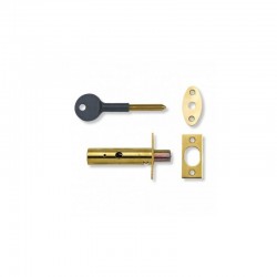 Yale Locks - Door Security Bolt Pack with Key - Brass Finish