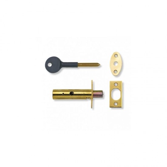 Yale Locks - Door Security Bolt Pack with Key - Brass Finish