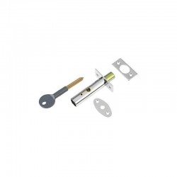 Yale Locks - Door Security Bolt Pack with Key - Chrome Finish