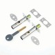 Yale Locks - Door Security Bolt Pack with Key - Chrome Finish