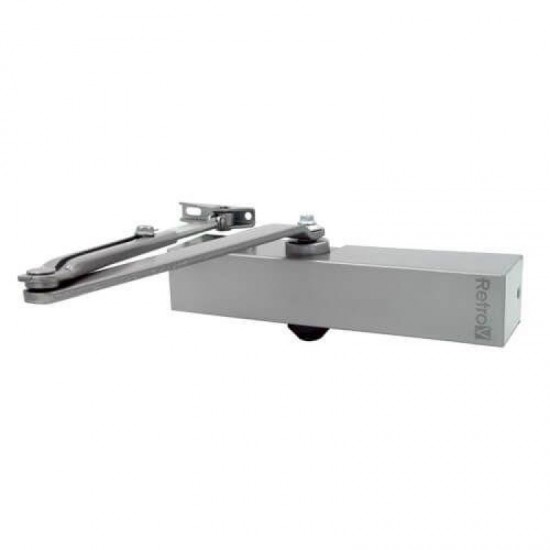 Union J RETROV Size 3 - 4 Replacement Door Closer - Silver Finish