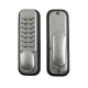 Yale Locks - Hold Open Push Button Door Lock - Satin Chrome FInish