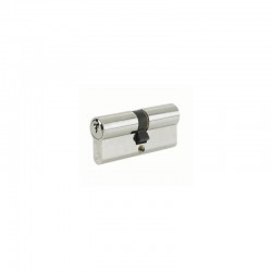 Yale 6 Pin Euro Double Cylinder Lock - 35:10:35 (80mm) - Satin Nickel Plated