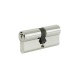 Yale 6 Pin Euro Double Cylinder Lock - 40:10:50 (100mm) - Satin Nickel Plated