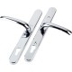 Yale PVCu Universal Door Handle Visi Packed - Polished Chrome Finish